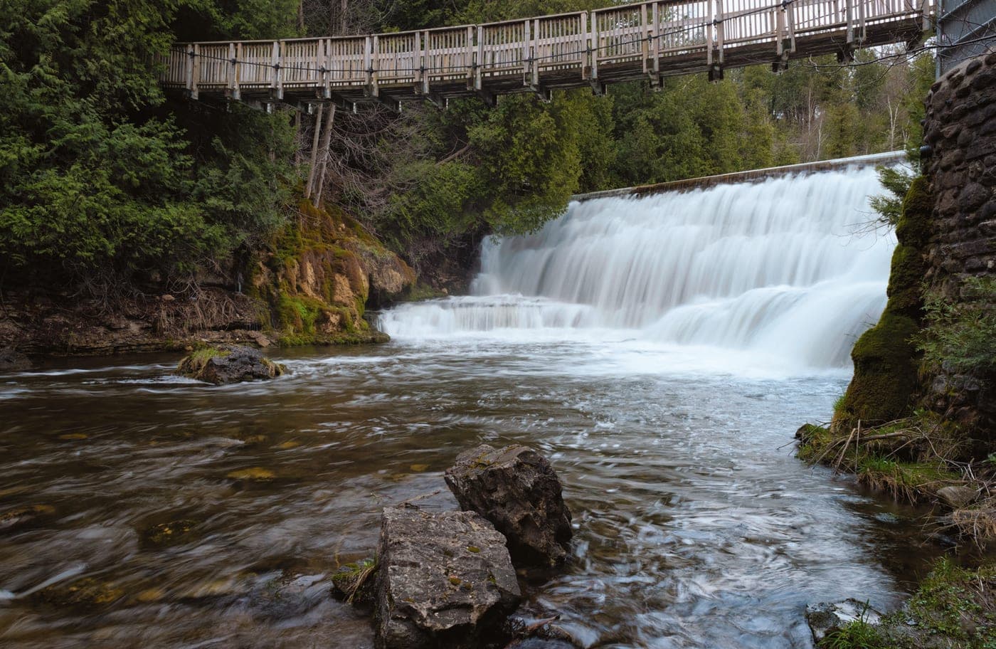 Waterfall at a nearby conservation area